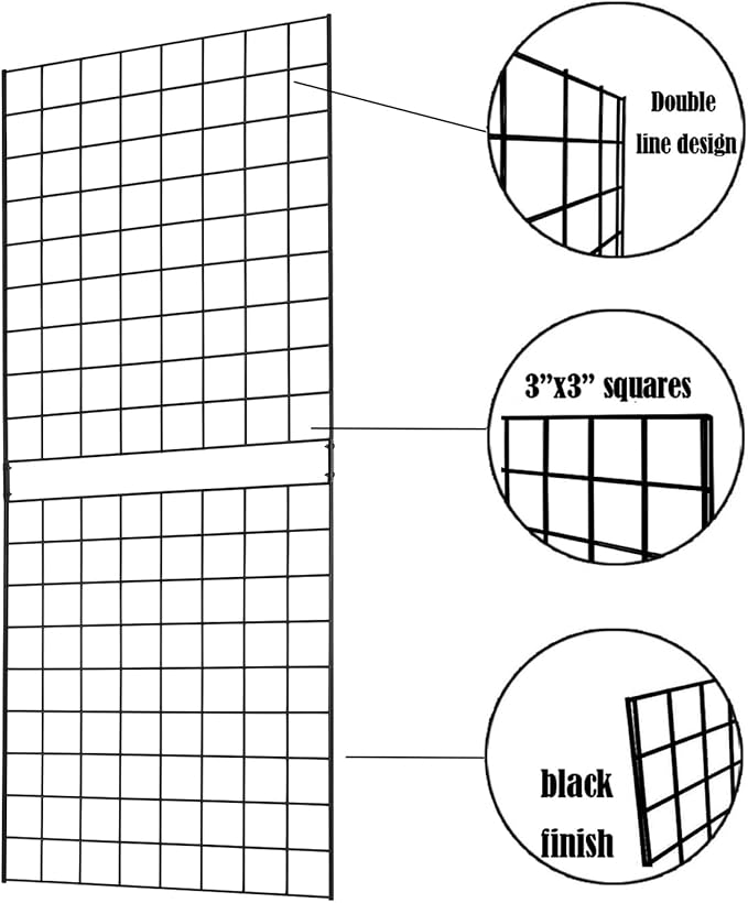 7RiversART Grid Wall Commercial Grade Grid Panels Heavy Duty Panel