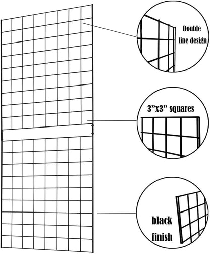 7RiversART Grid Wall Commercial Grade Grid Panels Heavy Duty Panel