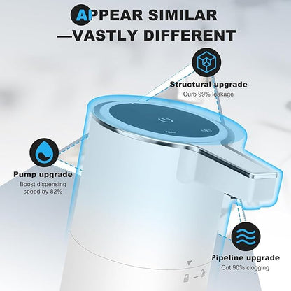 Automatic Soap Dispenser Liquid Touchless: 13.52oz/400ml Wall Mounted USB