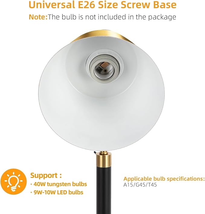 Starstrips Desk Lamp with Dual USB Charging Port, Heavy Duty Metal Task Light