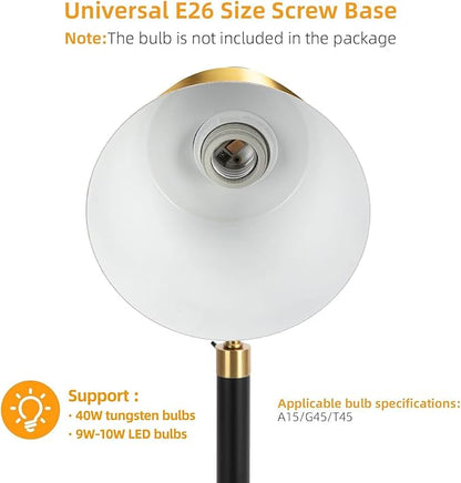 Starstrips Desk Lamp with Dual USB Charging Port, Heavy Duty Metal Task Light