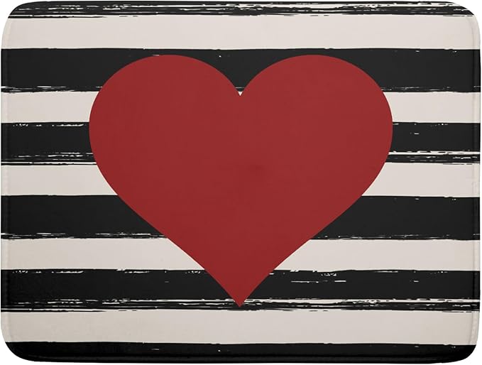 Valentine's Day Dish Drying Mat