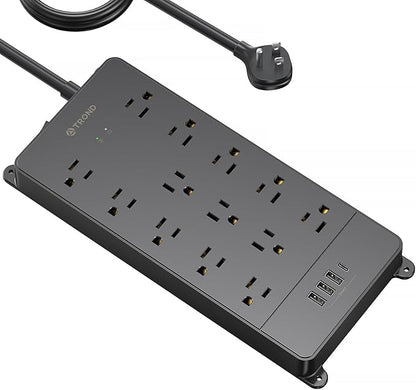 TROND Surge Protector Power Strip 15 ft Cord