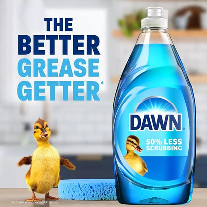Dawn Ultra Dishwashing Liquid Dish Soap - Original - 30.8 fl oz: Tough Grease Remover, Multi-Surface Cleaning