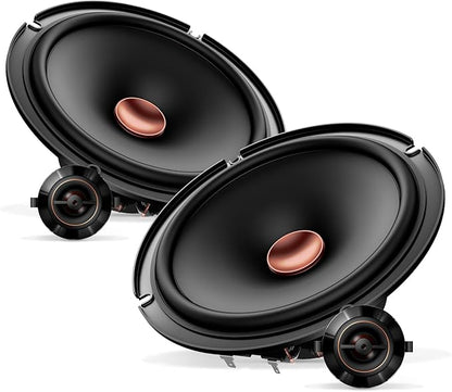 PIONEER D-Series TS-D65C 6.5” 2-Way Speakers (Pair) – 270W Max, Crisp Highs + Clear Vocals, Ideal Factory Upgrade, Add an Amplifier for Even Better Performance