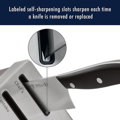 HENCKELS Statement Razor-Sharp 14-Piece Knife Set, German Engineered Knife