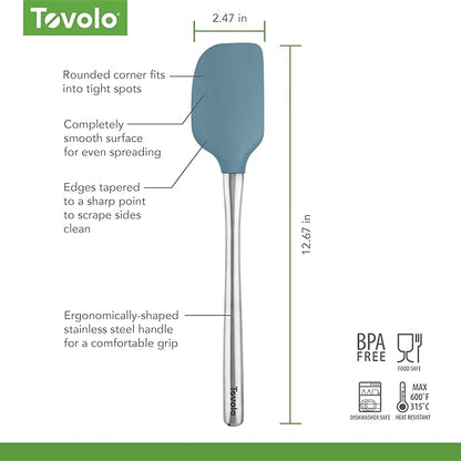 Tovolo Flex-Core Silicone Spatula Metal Handle