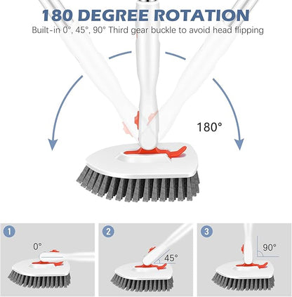 SetSail Floor Scrub Brush, Tile Tub Floor Scrubber