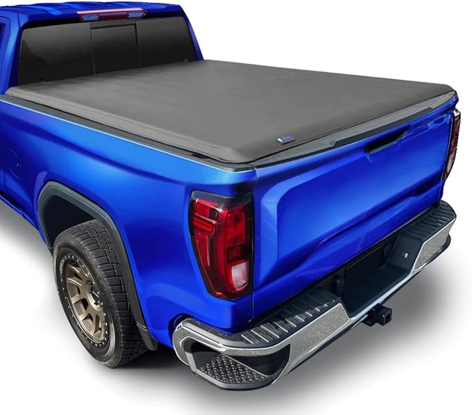 Tyger Auto T1 Soft Roll-up Truck Bed Tonneau Cover Compatible with 2014-2018 Chevy Silverado GMC Sierra 1500; 2019 LD / Limited | 5'9" (69") Bed | TG-BC1C9006