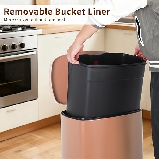 PayLessHere Trash Can Kitchen Stainless Steel Trash Can Trash Can