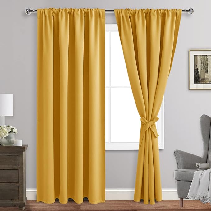 JIUZHEN Blackout Curtains for Bedroom