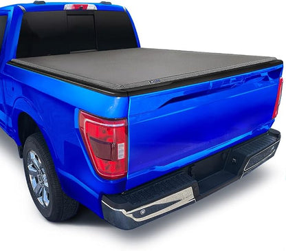 Tyger Auto T3 Soft Tri-Fold Truck Bed Tonneau Cover Compatible with 2004-2008 Ford F-150; 2005-2008 Lincoln Mark LT | Styleside 6.5' Bed (78") | TG-BC3F1017, Black