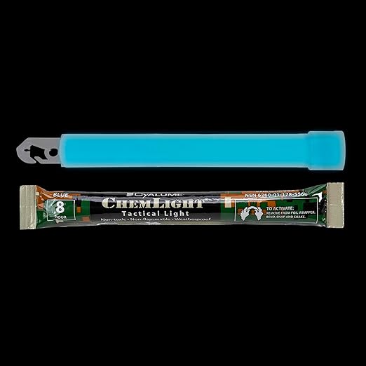Cyalume ChemLight Light Stick, Military Grade, 8 Hours Duration, 6 Inches, 10 Pack