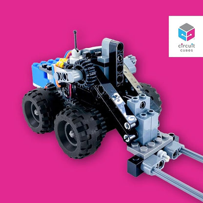 Circuit Cubes Space Rovers Kit – Remote Control Robotics Kit - STEM Learning Toy for Kids Age 8 and Up