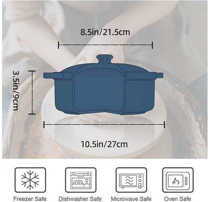 FUN ELEMENTS Lace Emboss Casserole Dish
