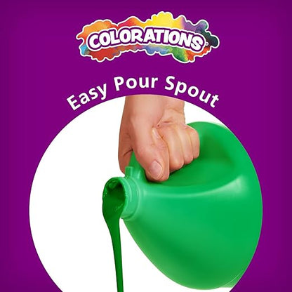 Colorations Paraben-Free Simply Washable Tempera Paint for Kids - 1/2 Gallon Value Size, Vibrant Red. Non-Toxic and Made in The United States