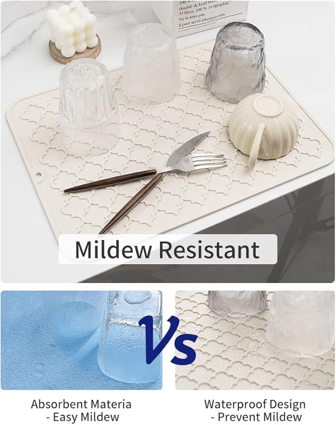 AMOAMI-Dish Drying Mats for Kitchen Counter-Silicone Dish Drying Mat-Kitchen