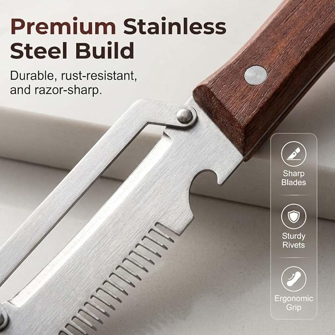 Multi-Functional Vegetable Peeler