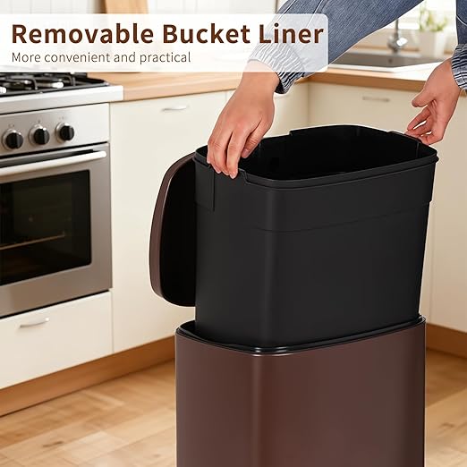 PayLessHere Stainless Steel Trash Can