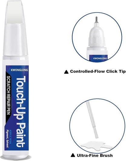 GXD/WA130H Sterling Gray Metallic Car Touch-Up Paint Compatible with GMC-Chevy Car Paint Scratch Repair Kit, Quick & Easy Solution to Repair