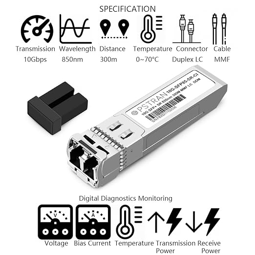 OPSTRAN 10GBASE-SR SFP+ Optical Transceiver Module Compatible