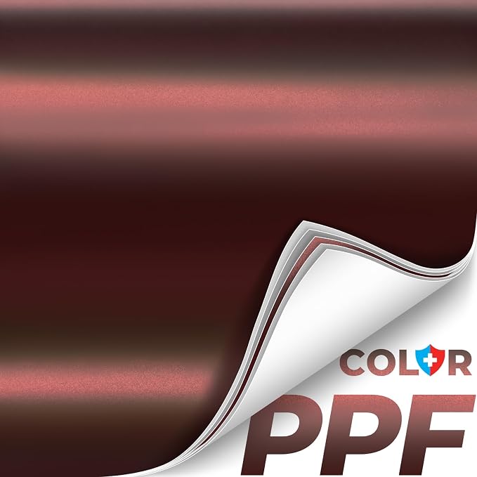 ColorFusion PPF by VViViD, Matte Stealth Demon Black Dry Apply PPF Vinyl Car Wrap Roll 20ft x 5ft