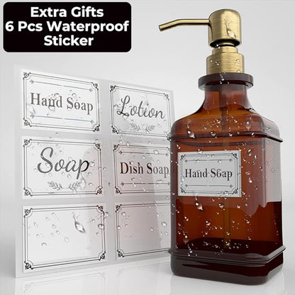 GLADPURE Soap Dispenser 2 Pack, Hand Soap Dispensers