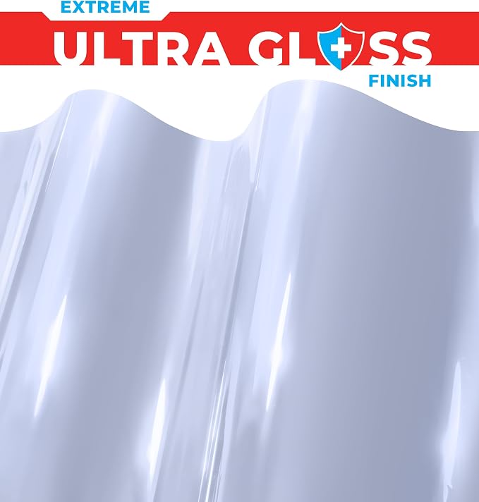 ColorFusion PPF by VViViD, Gloss Ice Blue Dry Apply PPF Vinyl Car Wrap Roll 10ft x 5ft