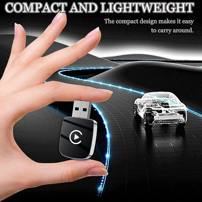 Car Wireless CarPlay Adapter for Lexus GX LX 2022 2023 2024 2025, 2-in-1 Wireless Car Play Adapter, Fast Auto Connect Low Latency,Black