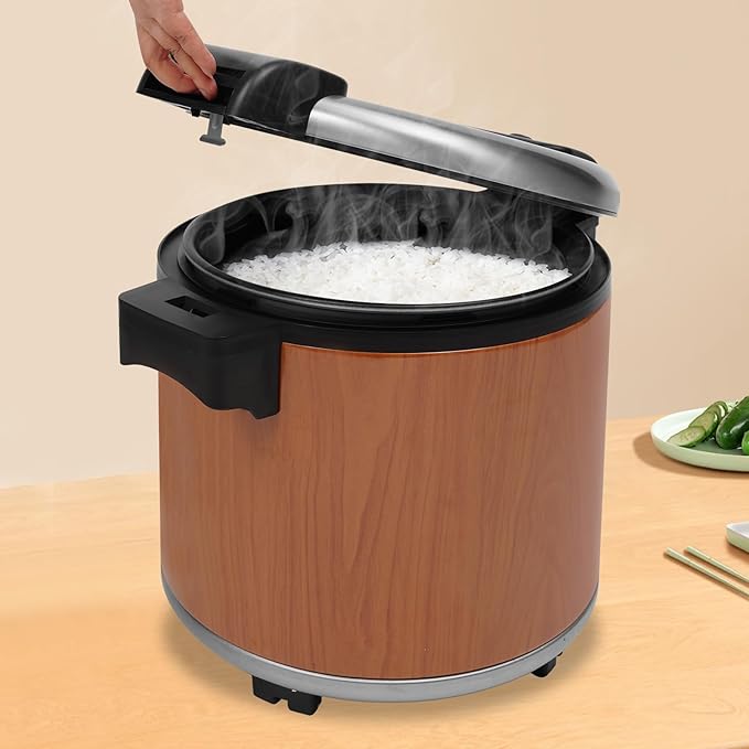 6.08 Gal Commercial Rice Warmer, Electric Non-Stick Pot Soup Warmers