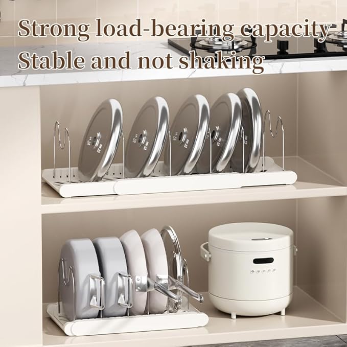 Pot Rack -Expandable Pan Organizer