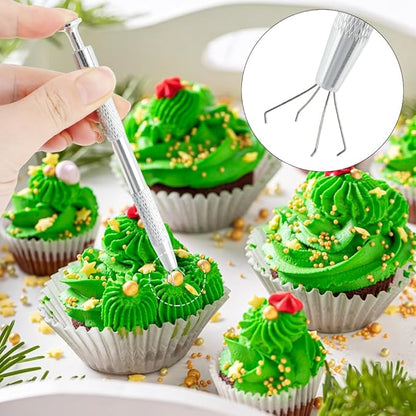 4 PCS Sprinkles Tools for Cake Decorating, Sprinkle Pen Pearl Grabber