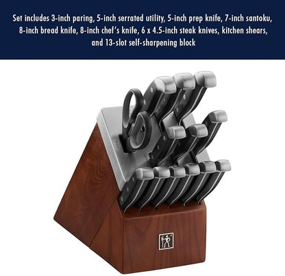 HENCKELS Statement Razor-Sharp 14-Piece Knife Set, German Engineered Knife