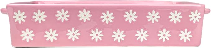 10 Strawberry Street Daisy Rectangular Baker