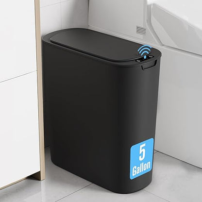 Cesun Motion Sensor Trash Can, 5 Gallon Automatic Bathroom Garbage Can