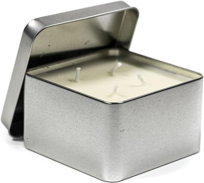 ASR Outdoor 48 Hour Survival Candle for Camping Emergency Fire Starter in Tin, 4 Wick
