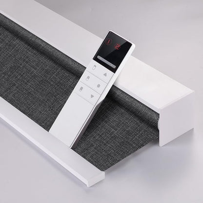 ZSHINE Motorized Blackout Window Blinds Customize Width Remote Control Wireless