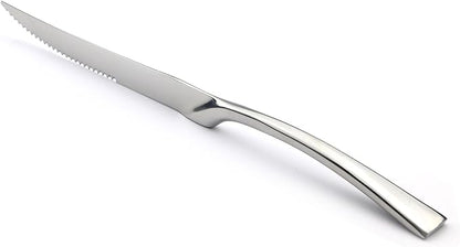 20-Piece 18/10 Stainless Steel Serrated Steak Knife Flatware Set, Service for 4