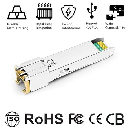 OPSTRAN 10GBASE-T SFP+ to RJ45 Copper Transceiver Module Compatible