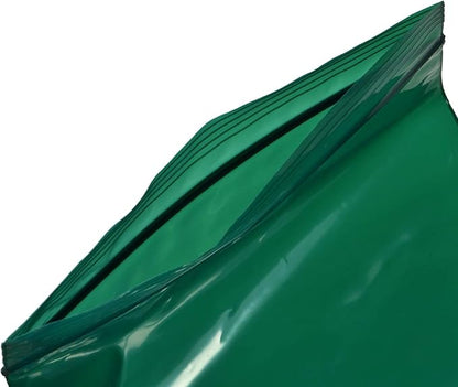 uGems 4" x 6" Green Reclosable Zipper Bags - 2-Mil, Pack of 100 - Resealable Plastic Bags for Packing, Storage, Tools, Crafts, and Office Supplies - sku: r46gr-100