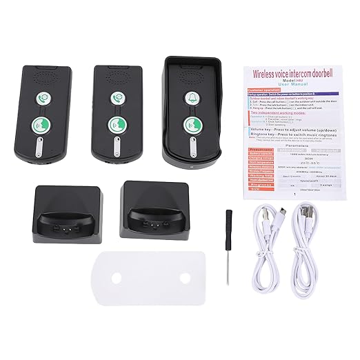 Swokely Rechargeable Wireless Intercom Unit, 2-Way Talking, 500 Meter Talking