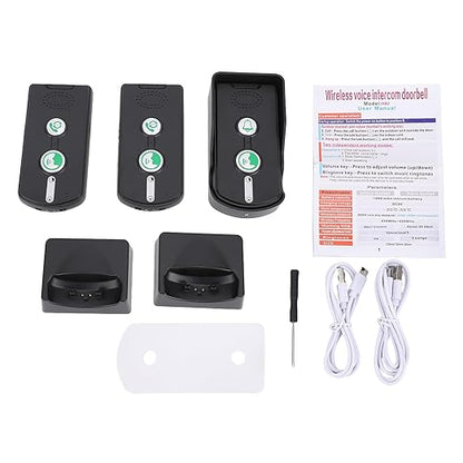 Swokely Rechargeable Wireless Intercom Unit, 2-Way Talking, 500 Meter Talking