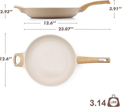 SENSARTE Ceramic Nonstick Frying Pan Skillet