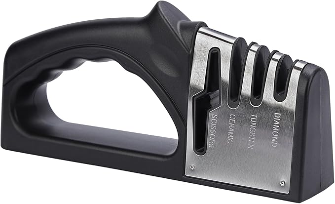 4-in-1Manual Knife Sharpener Suitable