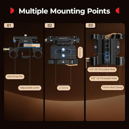 SMALLRIG Universal Mount Plate Kit