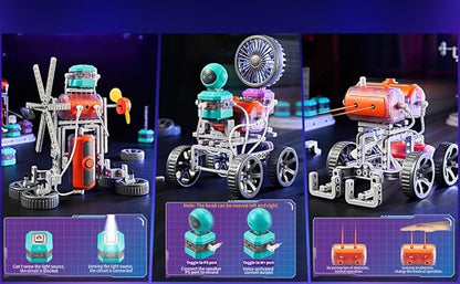 Mason & Friends STEM Scholar Circuit Kit 110 Fun Experiments, 201-Piece Educational Toy for Kids Ages 8-12, Creative Learning and Fun Time, Perfect for Birthdays, Holidays, and Special Occasions