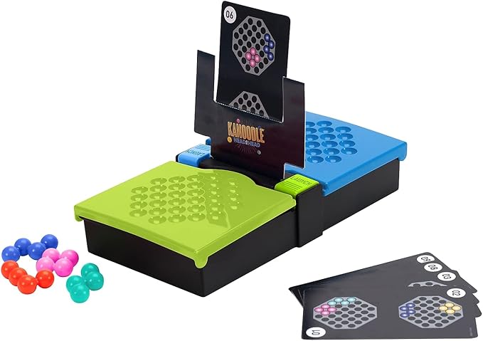 Educational Insights Kanoodle Head-to-Head Puzzle for 2 Players, Brain Teaser Game for Kids, Teens and Adults, Featuring 80 Challenges, Easter Basket Stuffers for Kids, Gift for Ages 7+