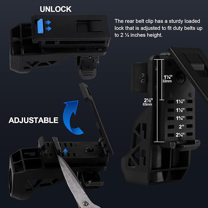 Tactical Flashlight 1200 High Lumen Duty Belt Flashlight for Law Enforcement, Premium Police Flashlight with Holster for Duty Belt,led Flashlight Gifts-Sentinel-X1