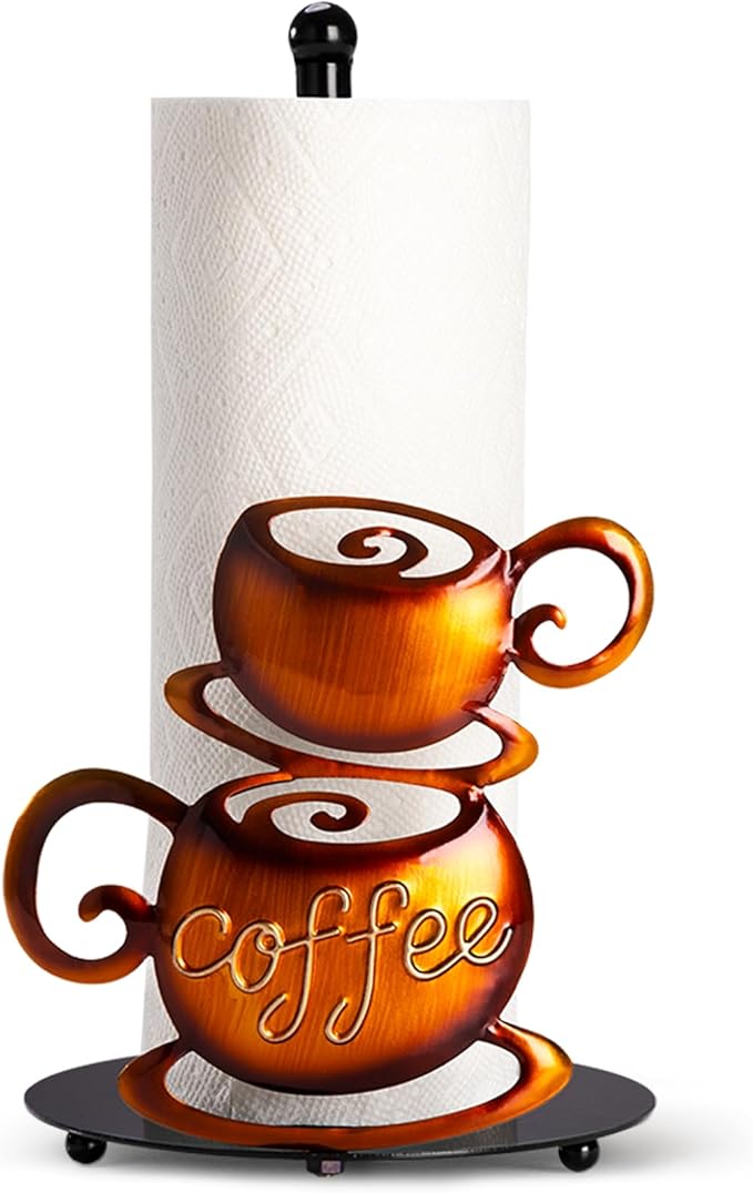 Standing Paper Towel Roll Holder Countertop