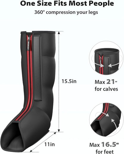 CINCOM Leg Massager with Heat and Compression